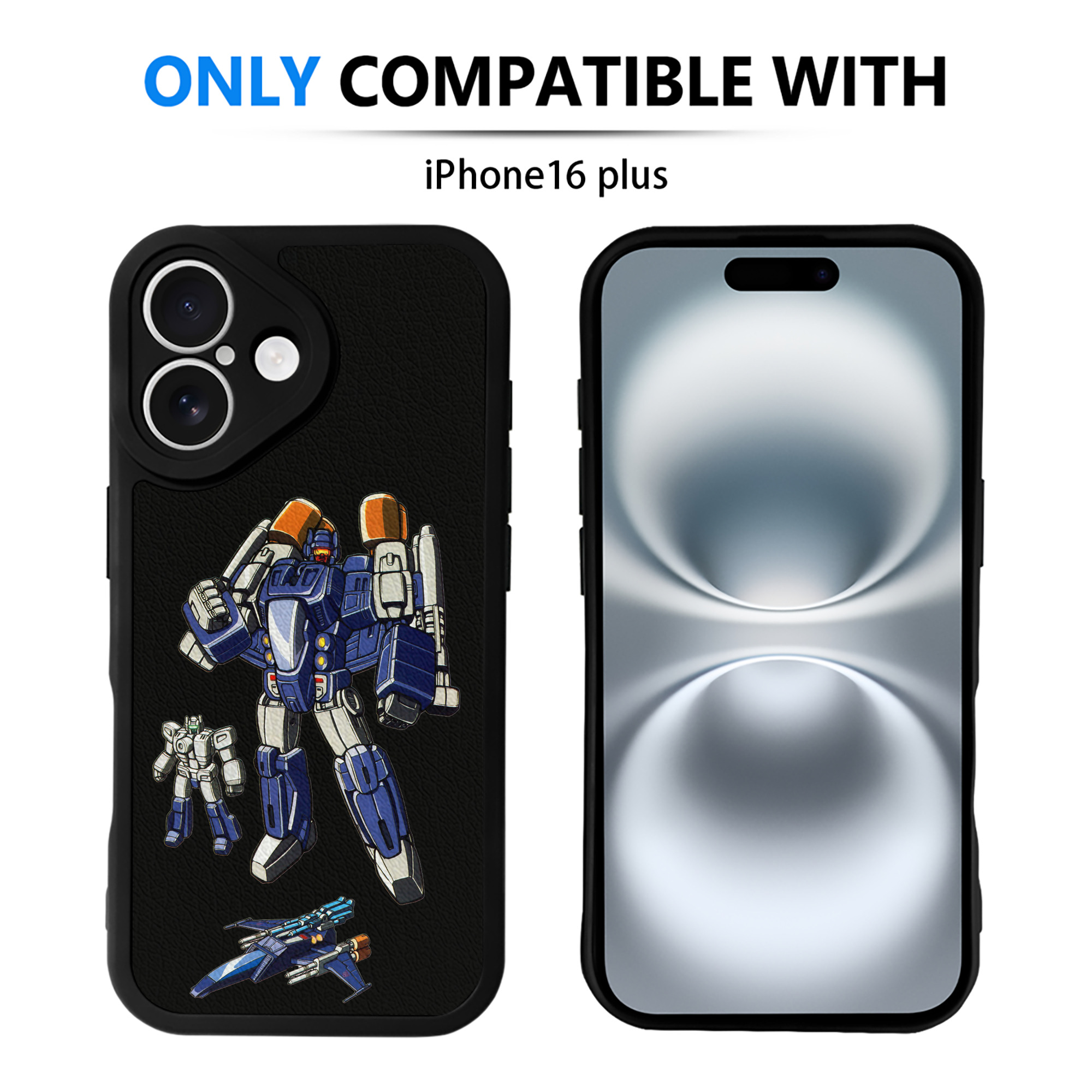 （画像用）  【iPhone 16シリーズ対応】シリコンスマホケース（レザー調） 材質：シリコン